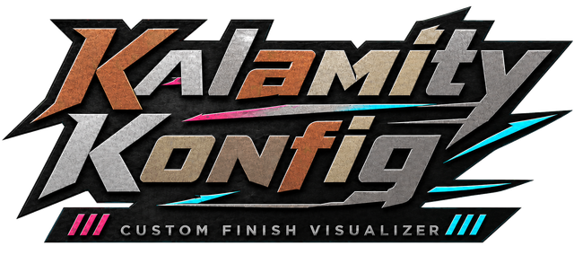 Kalamity Konfig — Custom Finish Visualizer